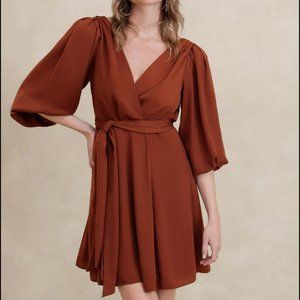 BLOUSON MINI DRESS BY BANANA REPUBLIC